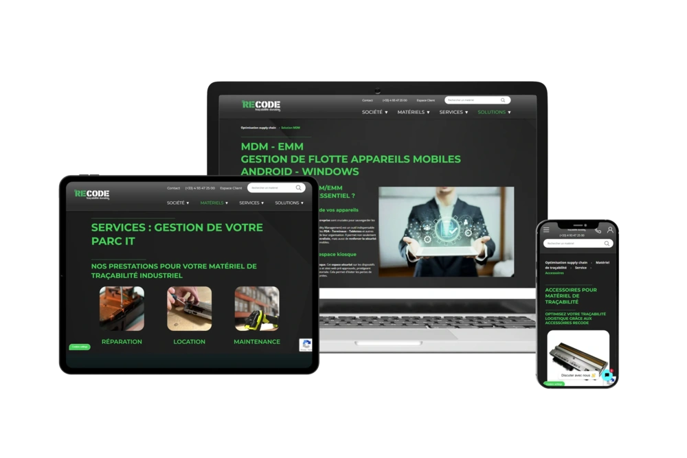 Recode – Migration e-commerce et refonte back office