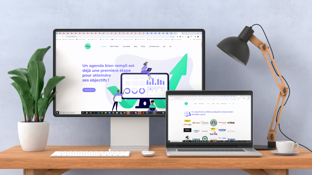 Identité visuelle et site internet Sales Leads
