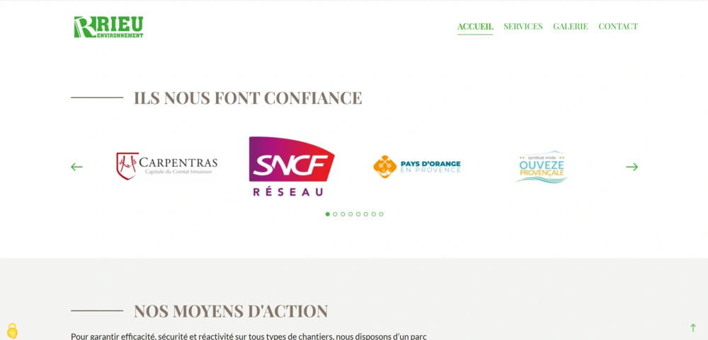 site internet rieu clients