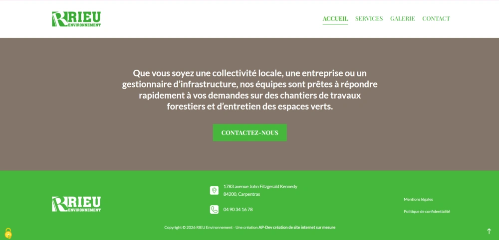 site internet rieu cta