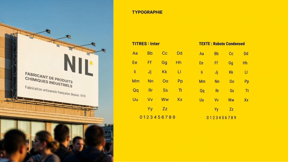 identite visuelle typographies nil