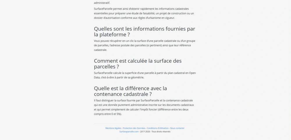 logiciel surface parcelle fonctionnement logiciel surface parcelle fonctionnement