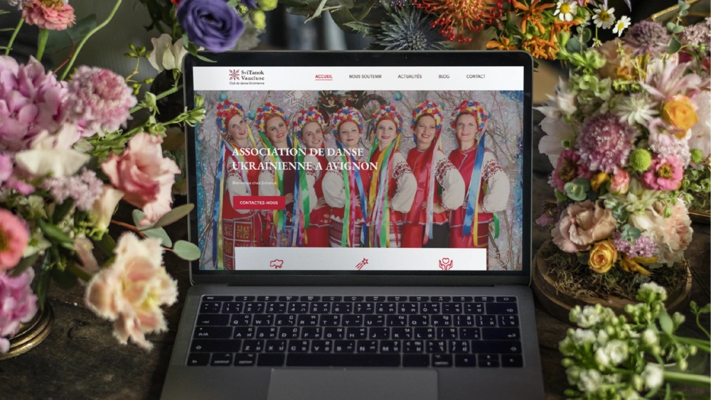 identite visuelle svitanok site internet