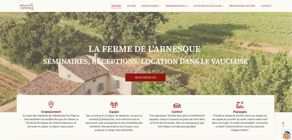 Capture decran 2026 03 17 162841 La Ferme de l'Arnesque accueil