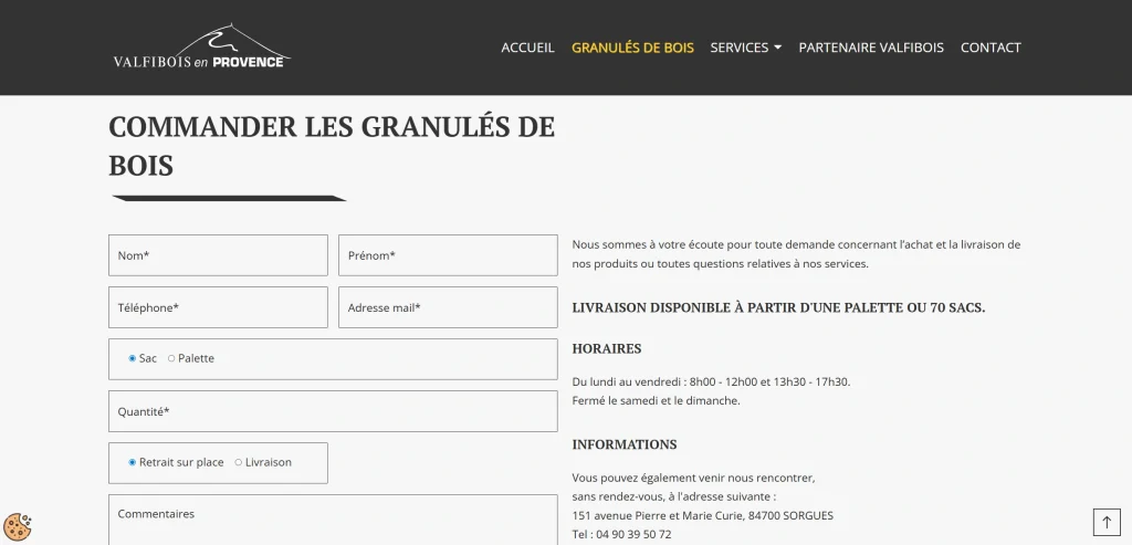 Capture decran 2026 03 20 151032 Valfibois contact