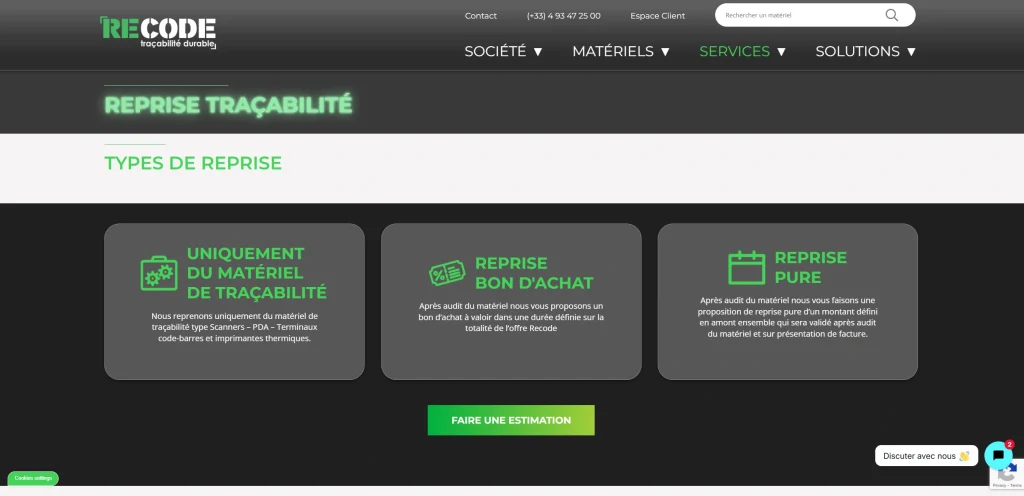 Capture decran 2026 03 24 162750 Recode reprise traçabilité
