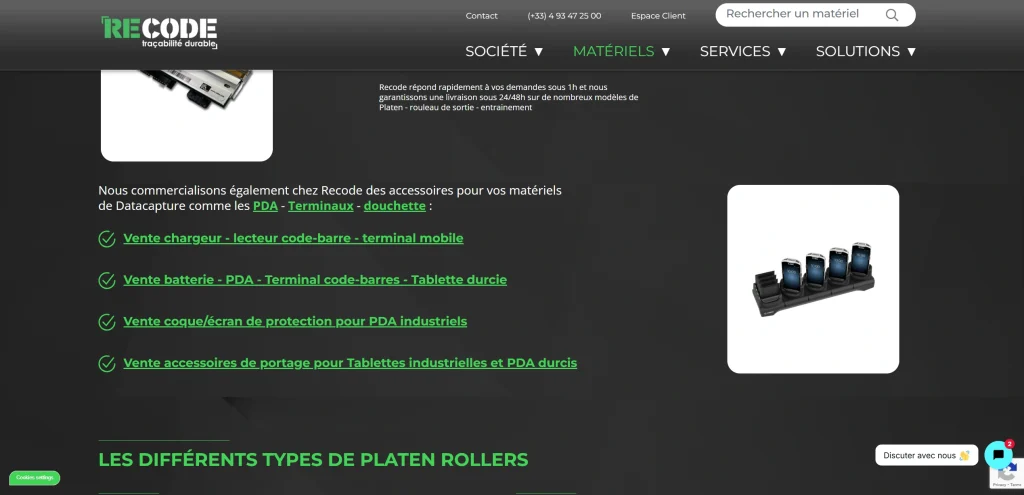 Capture decran 2026 03 24 162841 Recode PDA, terminaux, douchette