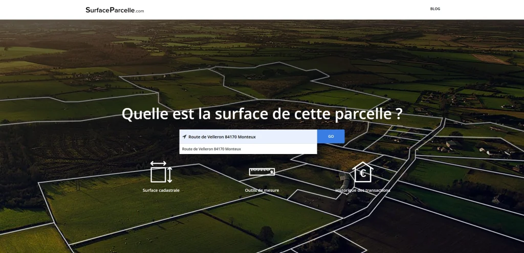 Capture decran 2026 03 24 163801 SurfaceParcelle adresse