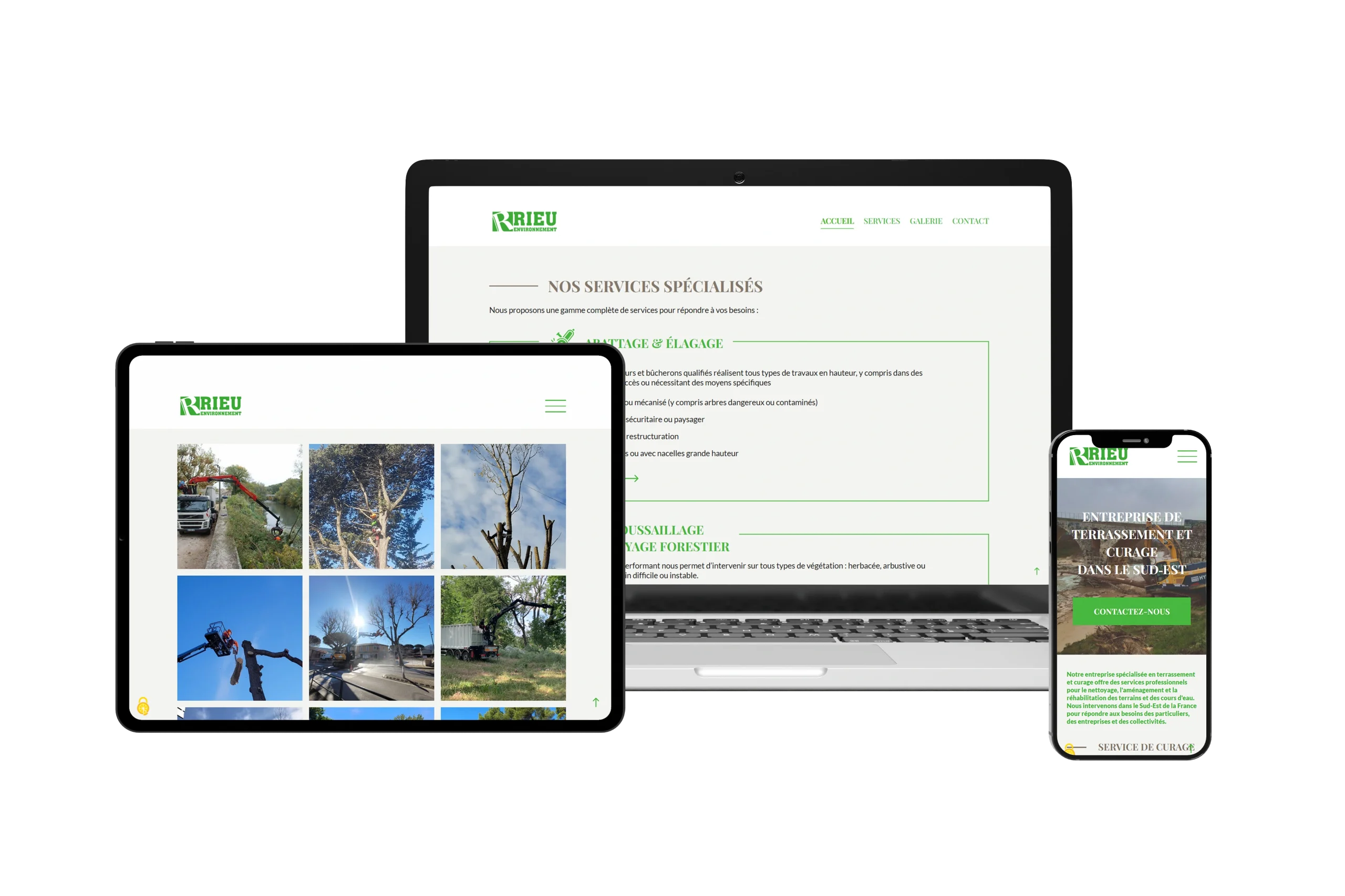 Site internet Rieu Environnement