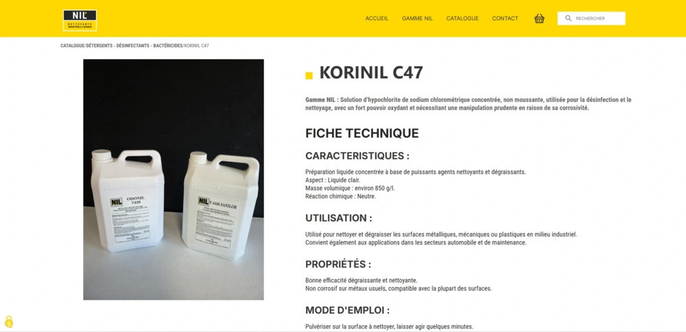 site ecommerce nil produit site ecommerce nil produit