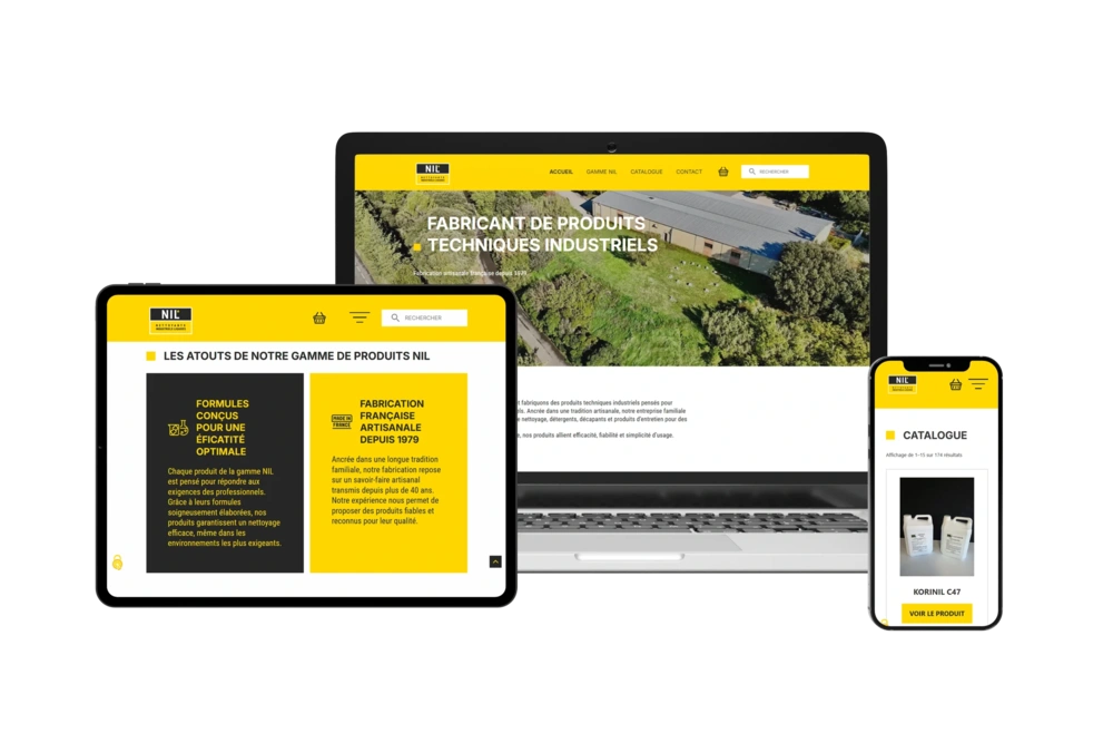 Site e-commerce NIL